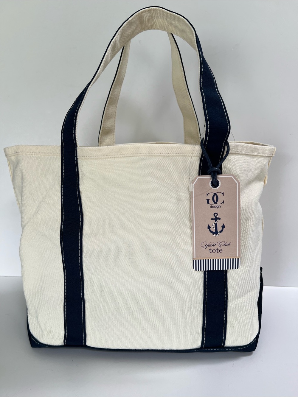 GC Design Yacht Club Boatkin Canvas Tote Bag NWT